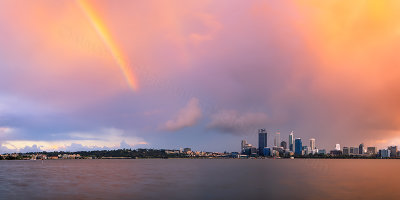 Perth and the Swan River at Sunrise, 22nd September 2012