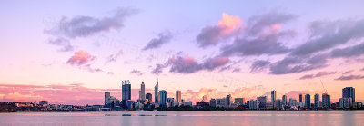 Perth and the Swan River at Sunrise, 7th October 2012