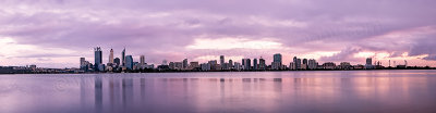 Perth and the Swan River at Sunrise, 15th October 2012