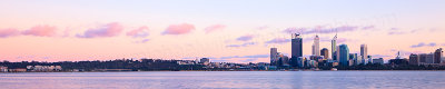 Perth and the Swan River at Sunrise, 19th October 2012