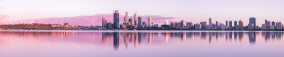 Perth and the Swan River at Sunrise, 23rd October 2012