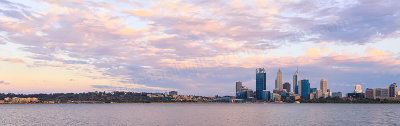 Perth and the Swan River at Sunrise, 1st November 2012