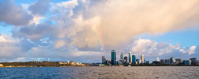 Perth and the Swan River at Sunrise, 5th November 2012