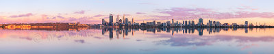 Perth and the Swan River at Sunrise, 7th November 2012