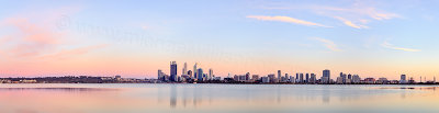 Perth and the Swan River at Sunrise, 13th November 2012