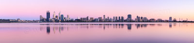 Perth and the Swan River at Sunrise, 15th November 2012