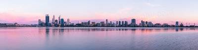 Perth and the Swan River at Sunrise, 22nd November 2012