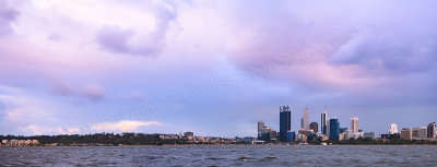 Perth and the Swan River at Sunrise, 29th November 2012