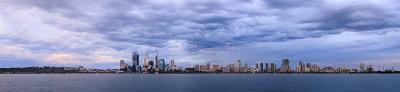 Perth and the Swan River at Sunrise, 5th December 2012