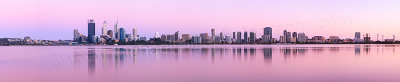 Perth and the Swan River at Sunrise, 8th December 2012
