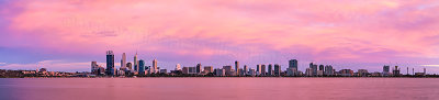 Perth and the Swan River at Sunrise, 29th December 2012