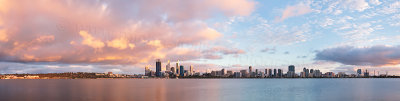 Perth and the Swan River at Sunrise, 2nd January 2013