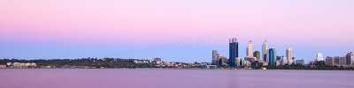 Perth and the Swan River at Sunrise, 22nd January 2013