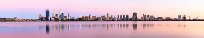 Perth and the Swan River at Sunrise, 29th January 2013