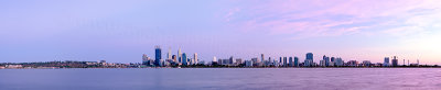 Perth and the Swan River at Sunrise, 16th February 2013
