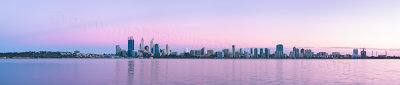 Perth and the Swan River at Sunrise, 20th February 2013