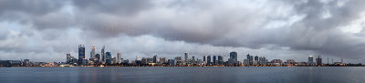 Perth and the Swan River at Sunrise, 22nd February 2013