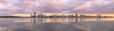 Perth and the Swan River at Sunrise, 23rd February 2013