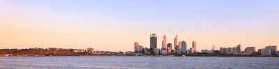 Perth and the Swan River at Sunrise, 1st March 2013
