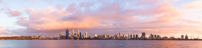 Perth and the Swan River at Sunrise, 5th March 2013