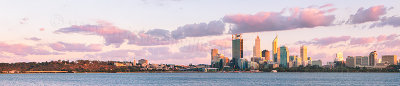Perth and the Swan River at Sunrise, 16th March 2013