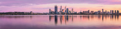 Perth and the Swan River at Sunrise, 5th May 2013
