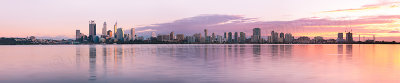 Perth and the Swan River at Sunrise, 29th May 2013