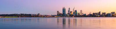 Perth and the Swan River at Sunrise, 31st May 2013