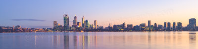 Perth and the Swan River at Sunrise, 19th June 2013