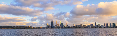 Perth and the Swan River at Sunrise, 6th October 2013
