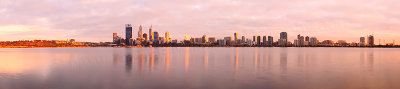 Perth and the Swan River at Sunrise, 15th October 2013