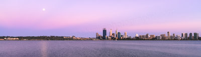 Perth and the Swan River at Sunrise, 19th November 2013