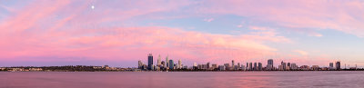 Perth and the Swan River at Sunrise, 20th November 2013