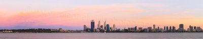 Perth and the Swan River at Sunrise, 21st November 2013