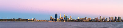 Perth and the Swan River at Sunrise, 28th November 2013