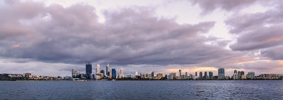Perth and the Swan River at Sunrise, 29th November 2013