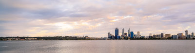 Perth and the Swan River at Sunrise, 8th December 2013
