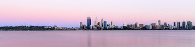 Perth and the Swan River at Sunrise, 10th December 2013