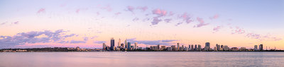 Perth and the Swan River at Sunrise, 11th December 2013