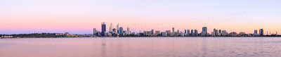Perth and the Swan River at Sunrise, 13th December 2013