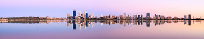 Perth and the Swan River at Sunrise, 14th December 2013