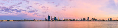 Perth and the Swan River at Sunrise, 17th December 2013