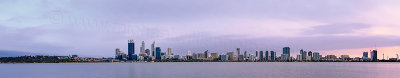 Perth and the Swan River at Sunrise, 18th December 2013