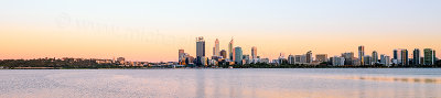 Perth and the Swan River at Sunrise, 20th December 2013