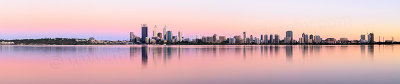 Perth and the Swan River at Sunrise, 23rd December 2013