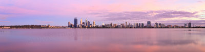Perth and the Swan River at Sunrise, 25th December 2013