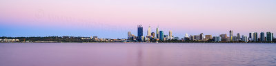 Perth and the Swan River at Sunrise, 28th December 2013