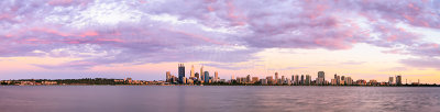 Perth and the Swan River at Sunrise, 12th January 2014