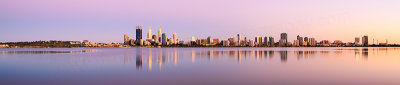 Perth and the Swan River at Sunrise, 15th January 2014