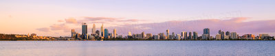 Perth and the Swan River at Sunrise, 16th January 2014